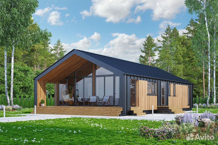 Дом в стиле Barn house