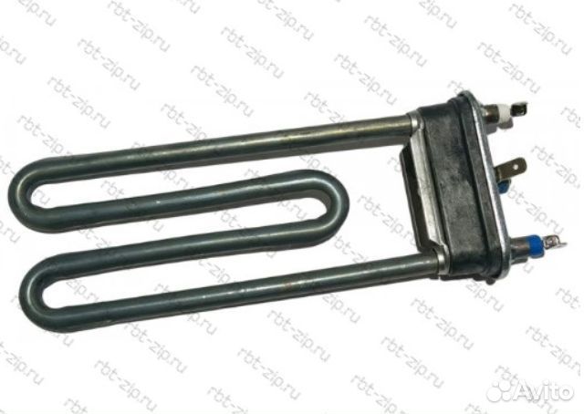 Тэн 1900W прямой с отверстием под датчик L180