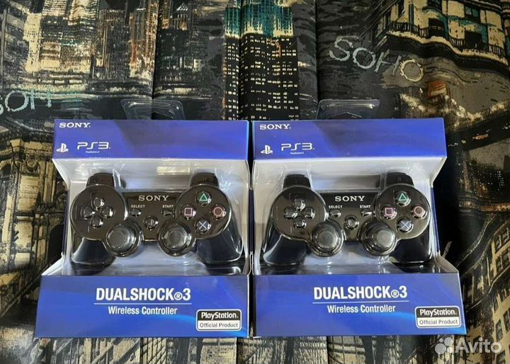 Джойстики на PS3 новые запечатанные