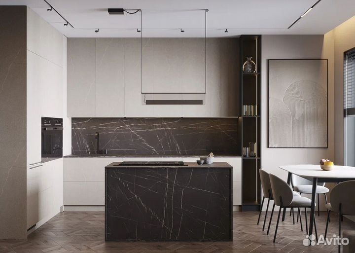 Кухня под потолок в кредит