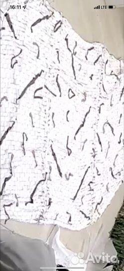 Сеть маскировочная Белая (снег)