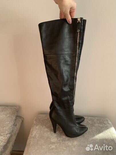 Сапоги женские натуральная кожа 37 38