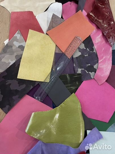 Обрезки натуральной кожи