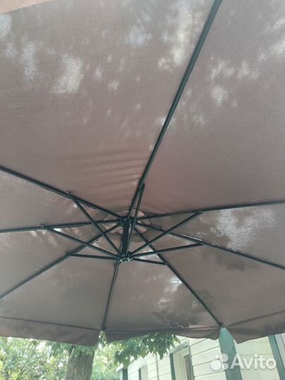 Зонт - тент выдвижной, садовый, пляжный