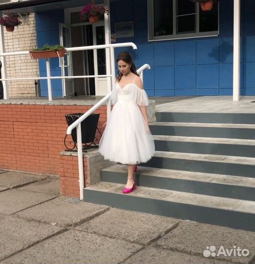 Вечернее платье 40 42 пышное