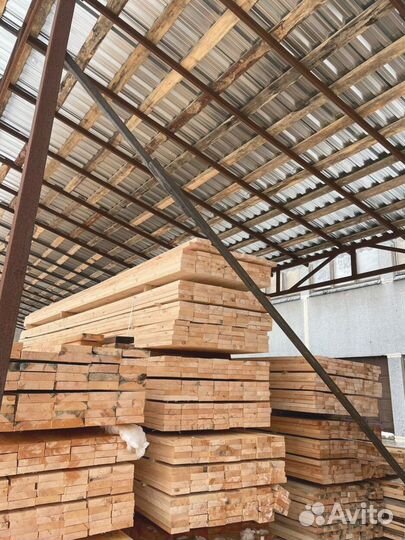 Доска обрезная 50х100х6000мм ГОСТ