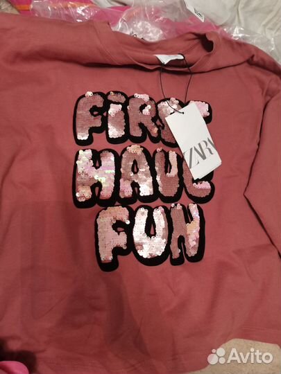 Новый лонг Зара 10 лет 140 см