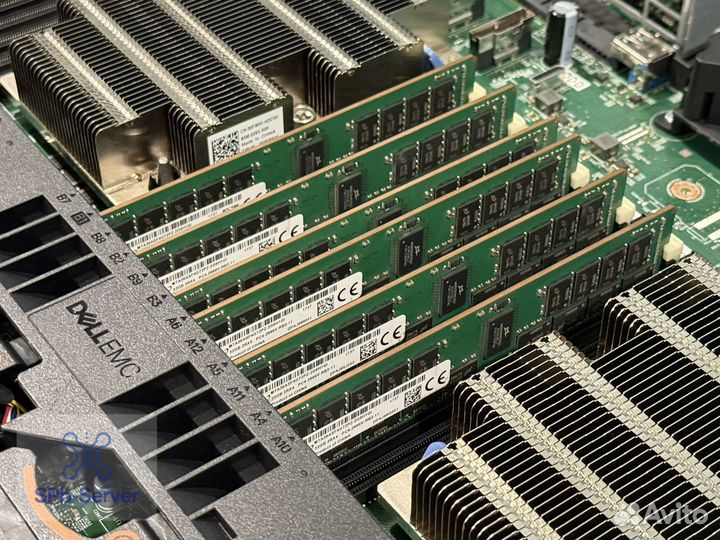 Сервер Dell R640 8sff H740p 2 x Gold 6134 64GB