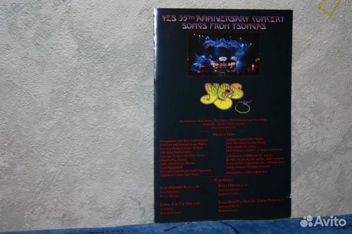 DVD Музыка Yes, фирменный