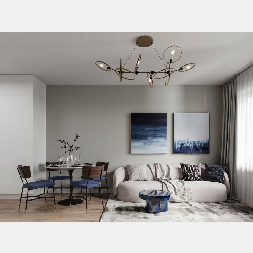 2-к. апартаменты, 66,5 м², 2/23 эт.