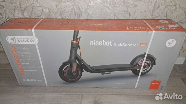 Новый Электросамокат Ninebot KickScooter F40