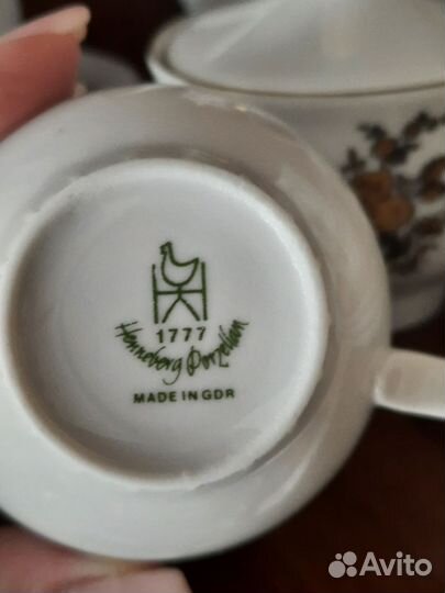 Кофейный фарфоровый сервиз ГДР