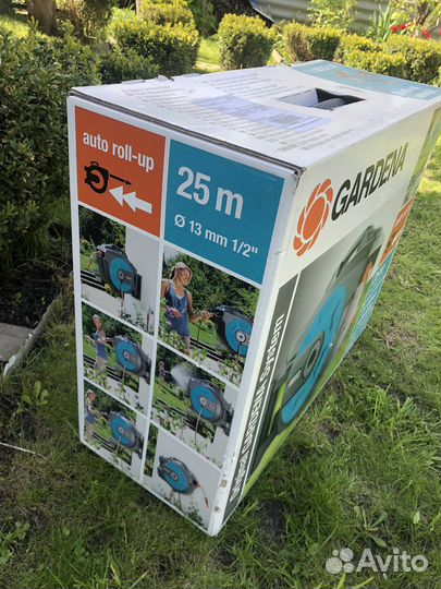 Катушка со шлангом для полива Gardena