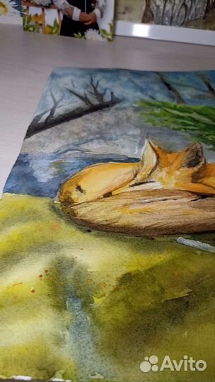 Картина акварелью 