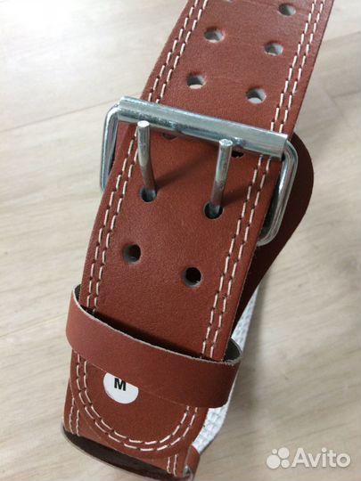 Пояс кожаный для фитнеса