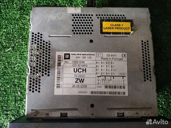 Магнитола opel astra h