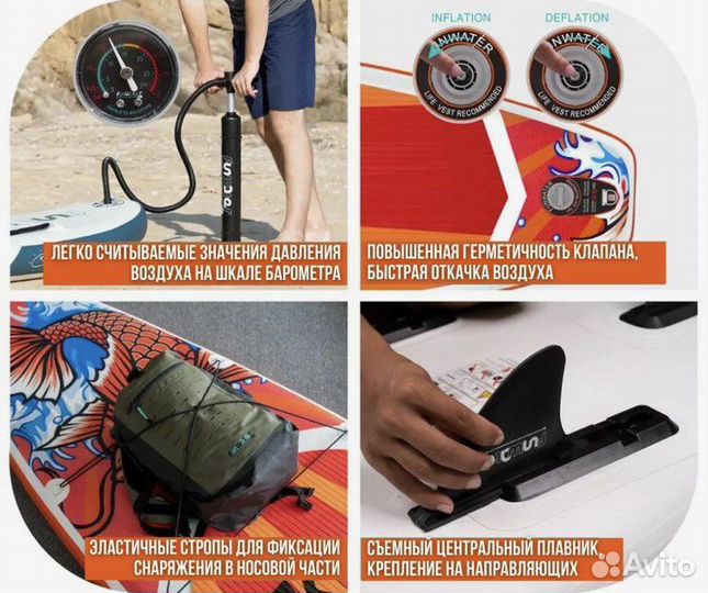 Сапборд кои (доска для плавания)