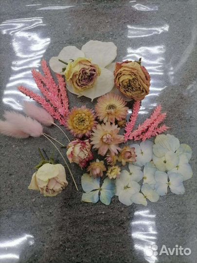 Набор из Сухоцветов для свечей, мыла и прочего