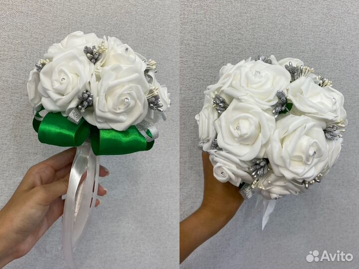 Свадебная казна для денег, букет дублер