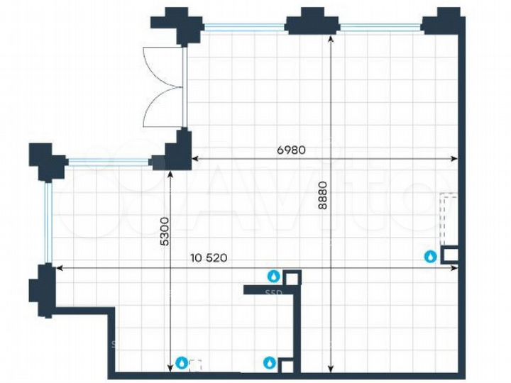 Продам торговое помещение, 75.8 м²