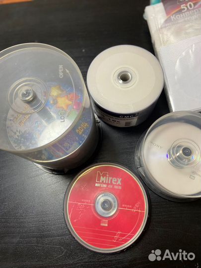 Чистые диски DVD,CD и конверты