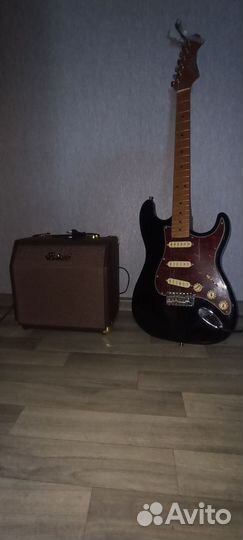 Электрогитара Jet Js-300 BK с комбоуселителем