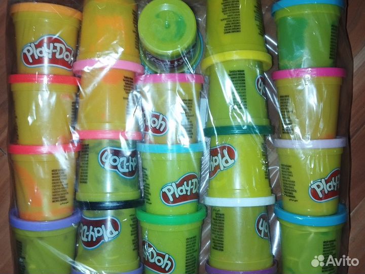 Пластилин play doh 20 цветов