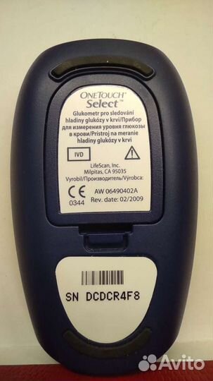 Глюкометр One Touch Select