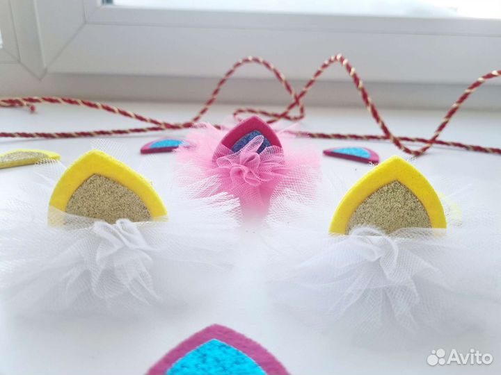 Украшения для заколочек, ободков и резиночек