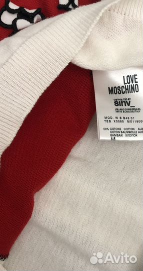 Джемпер love moschino