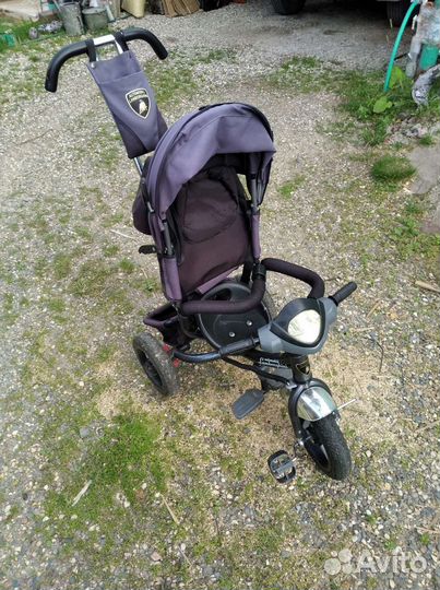 Детский велосипед коляска