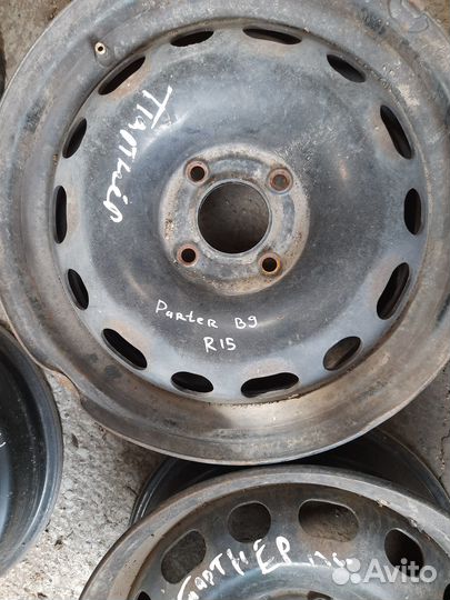 Штампованные диски Peugeot Partner В9 R15