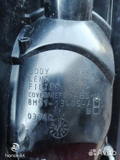 Фонарь задний левый Ford Focus 2 shda 2010