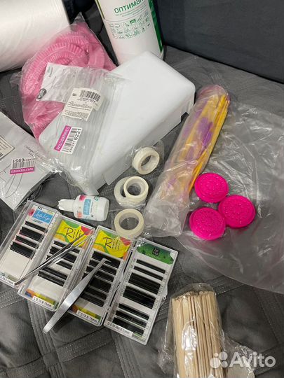 Материалы для наращивания ресниц бу