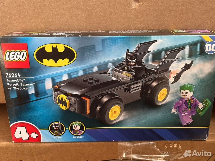 Конструктор Super Heroes Погоня на Бэтмобиле: