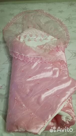 Конверт на выписку для девочки осень