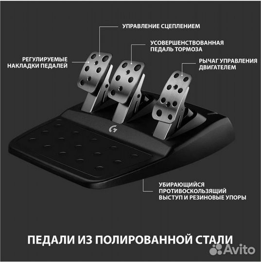 Руль Logitech G923 для PS4/PS5/PC Новый