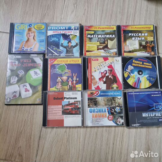Компьютерные и обучающие игры диски для пк