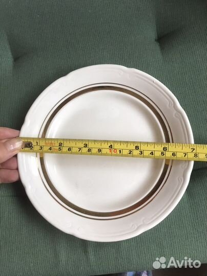 Тарелка фарыоровая для 2-х блюд диаметр 18см 5шт