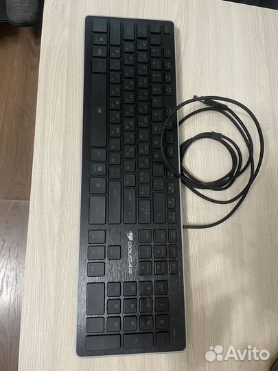Клавиатура cougar vantar+ коврик для мыши