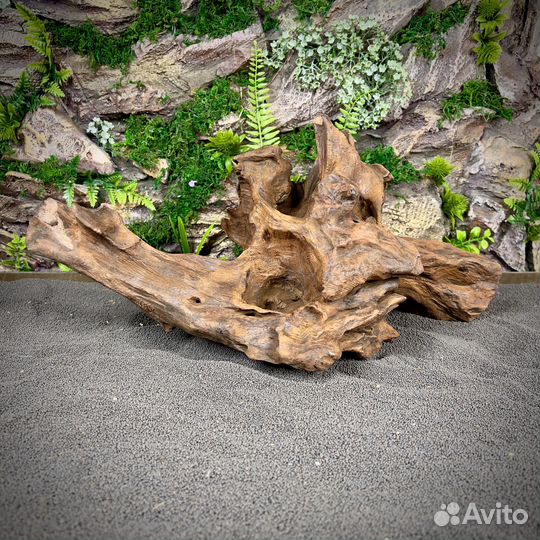 Коряга для аквариума Тиковое дерево (нкт70)