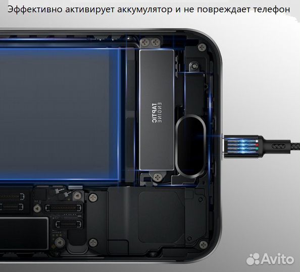 Кабель 3 в 1 для iPhone, Type-C и micro-usb