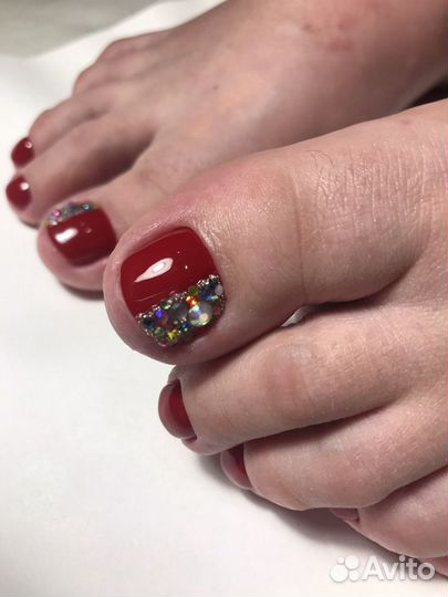 Педикюр обрезной Лечение грибка. Маникюр