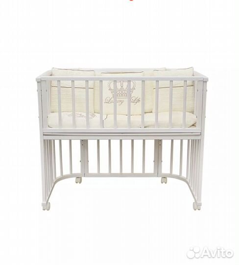 Детская приставная кроватка