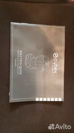 Автокресло cybex platinum solution Q2-fix