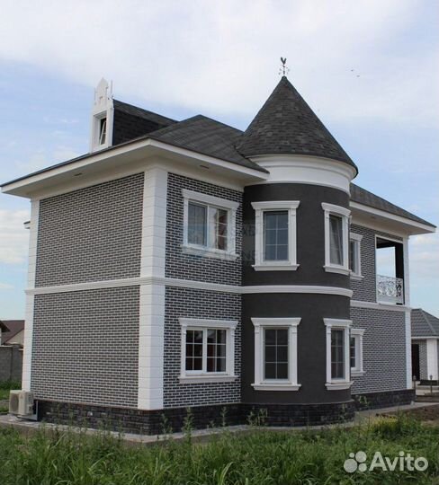 Кирпич силикатный лицевой объемно окрашенный серый