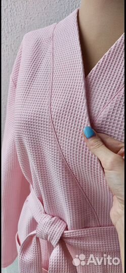 Женский халатик из хлопка ручной работы