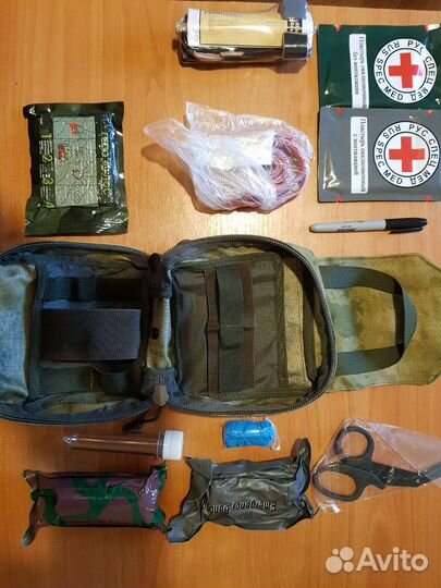 Аптечка медицинский подсумок укомплектованный