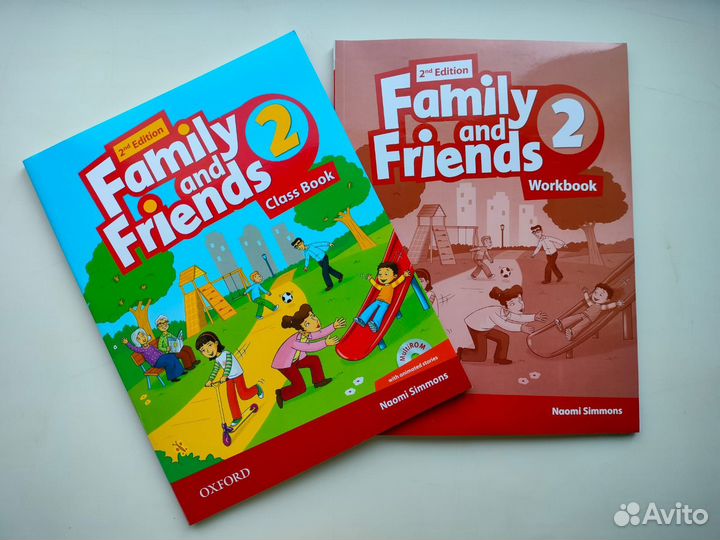 Учебник Family and Friends 2 (+тетрадь, 2 диска)