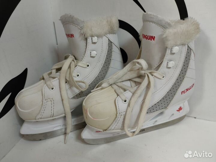 Детские прогулочные коньки Penguin / 32 размер